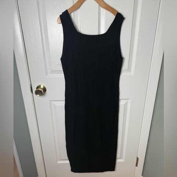 All Saints Margot Wool Blend Midi Dress L - Picture 5 of 8